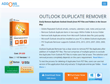 Tablet Screenshot of addons-outlook.com